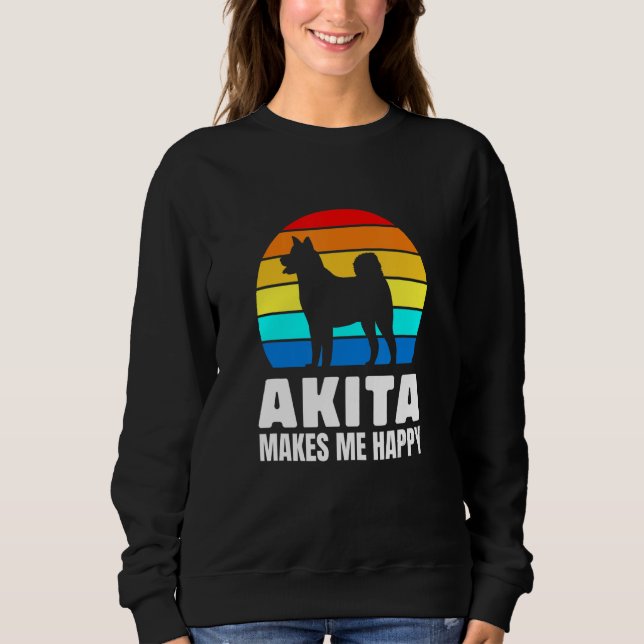 Japanese dog breed lovers Akita Sweatshirt (Front)