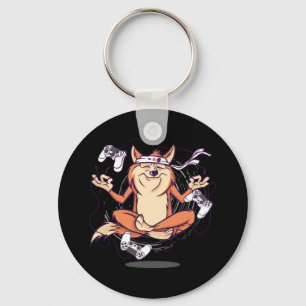 Japanese Dog Shiba Inu Gaming Key Ring