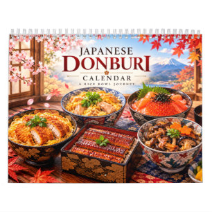 Japanese Donburi Calendar – Japanese Rice Bowls