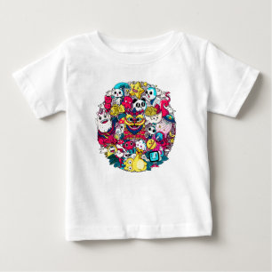 Japanese Doodle Art  Baby T-Shirt
