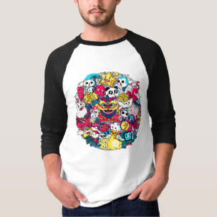 Japanese Doodle Art  T-Shirt