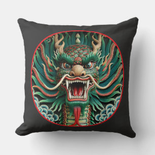 Japanese Dragon and Shinto-Buddhist traditions Cushion