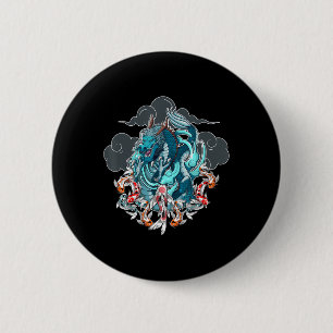 Japanese Dragon Anime Japan Tattoo Anime Lover Cut 6 Cm Round Badge