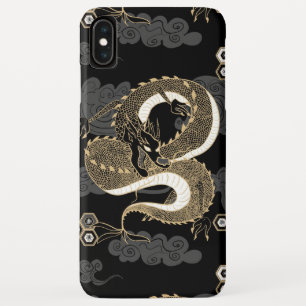 Japanese Dragon Black and Gold iPhone XS Max Case