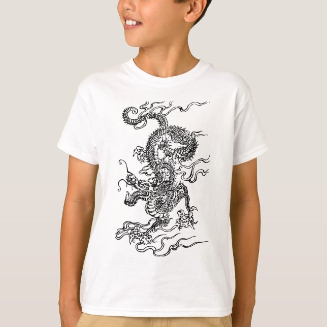 Japanese Dragon - In the Chinese Style T-Shirt (Front)