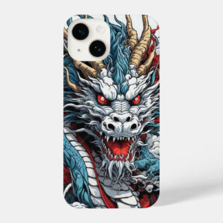 Japanese dragon iPhone 14 Slim Fit Case, Glossy Case