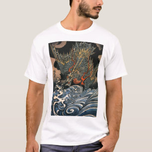 Japanese Dragon Painting c. 1800's Shirt