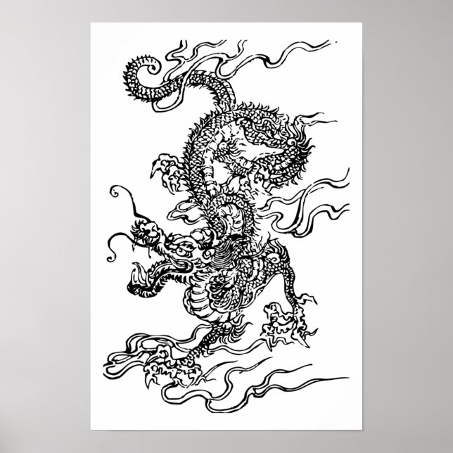 Japanese Dragon Poster (Front)