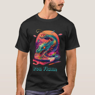 Japanese Dragon Ramen "Iron Flame" T-Shirt