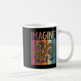 Japanese Dragon Sakura Moon Cherry Blossom Men Wom Coffee Mug