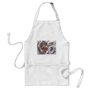 Japanese Dragon Tattoo Design Standard Apron