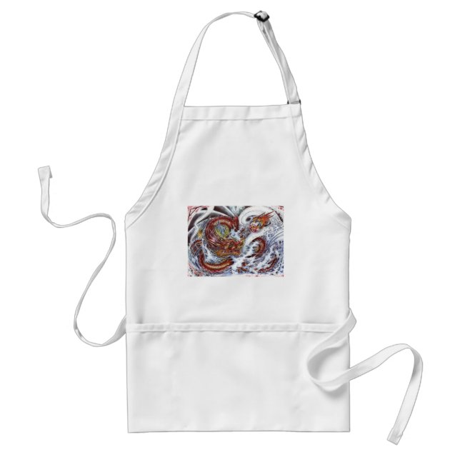 Japanese Dragon Tattoo Design Standard Apron (Front)