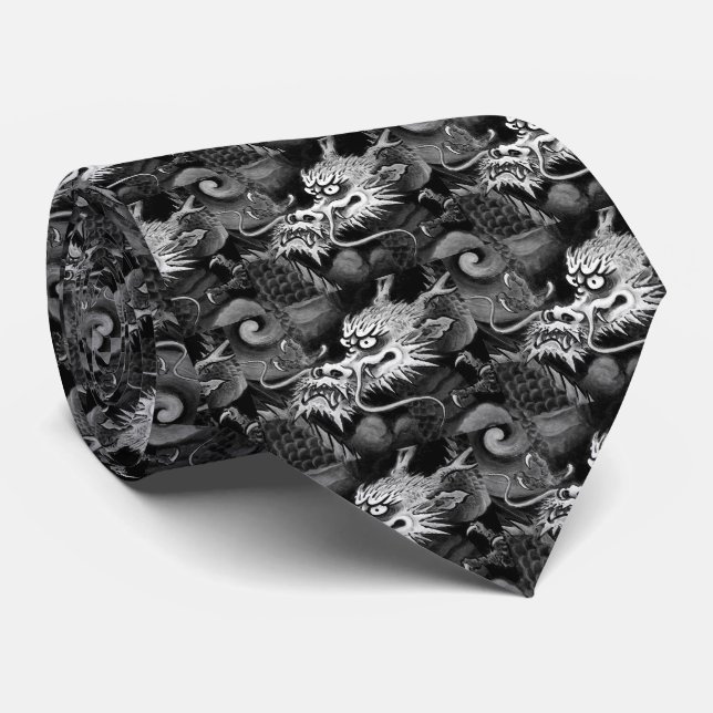Japanese Dragon Tie (Rolled)