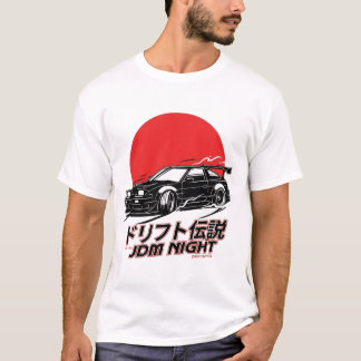 Japanese Drift Culture Street Racing Aesthetic T-Shirt