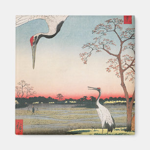 Japanese Egrets Magnet