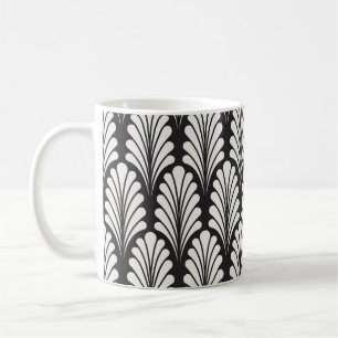 Japanese Elegance: Ornamental Vintage Pattern Coffee Mug