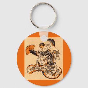 Japanese fairytale The Tongue Cut Sparrow Key Ring
