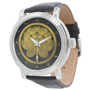 Japanese Family Crest-Lotus Watch