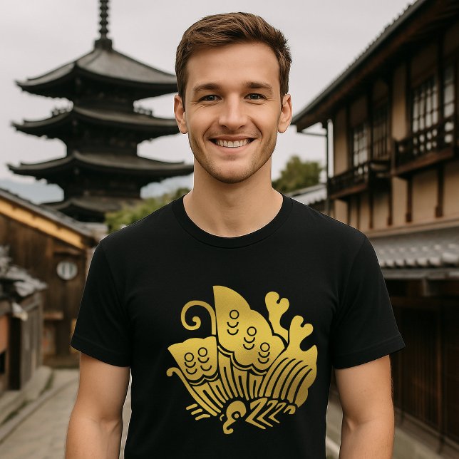 Japanese Family Crest-swallowtail butterfly Tri-Blend Shirt (Creator Uploaded)