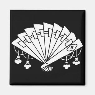 Japanese Fan Design - Magnet