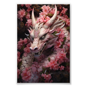 Japanese Fantasy Dragon Photo Print