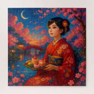 Japanese Fantasy Sweets Dreamscape Puzzle