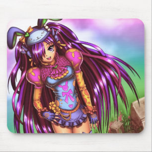 Japanese Fashion Anime Girl Mouse Pad