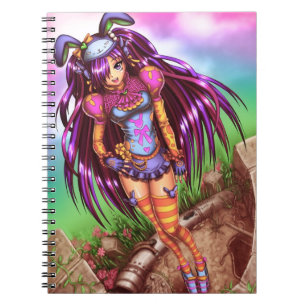 Japanese Fashion Anime Girl Notebook