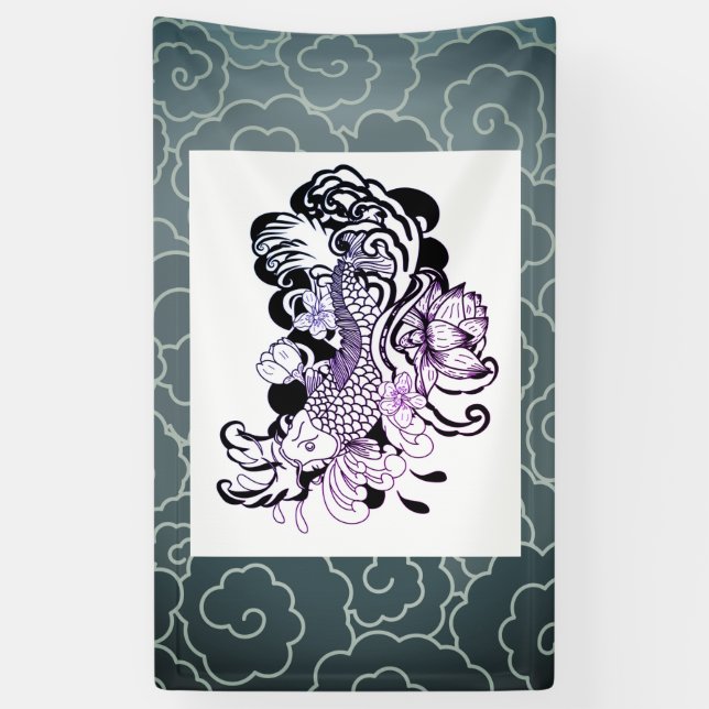 JAPANESE FISH Banner (Vertical)