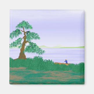 Japanese Fisherman - Magnet