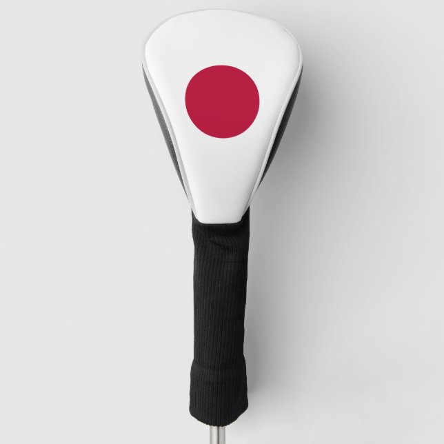 Japanese flag golf head cover (Front)