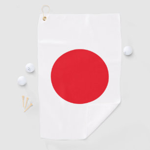 Japanese flag golf towel