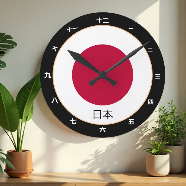 Japanese Flag & Japan fashion /kanji clock 日本 (Creator Uploaded)