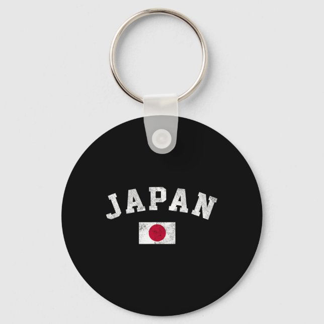 Japanese Flag Japan Pride Roots Independence Day  Key Ring (Front)