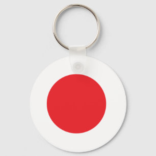 Japanese flag key ring