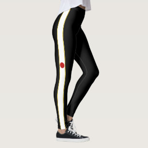 Japanese flag leggings