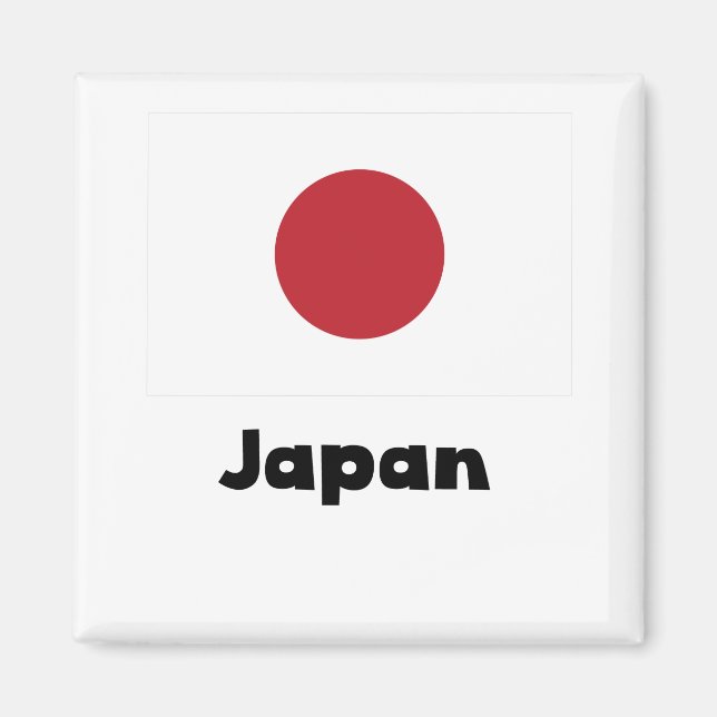 Japanese Flag Magnet (Front)