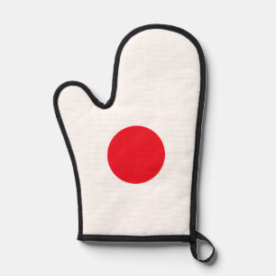 Japanese flag oven mitt