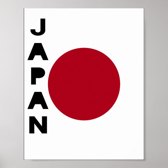 Japanese Flag Poster (Front)