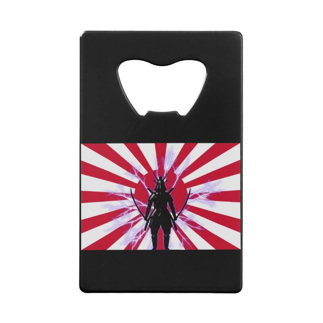 Japanese Flag & Rising Sun Samurai Warrior (Front)