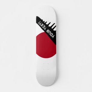 Japanese Flag Skateboard