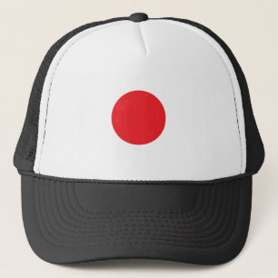 Japanese flag trucker hat