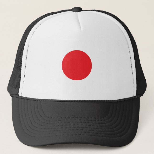 Japanese flag trucker hat (Front)