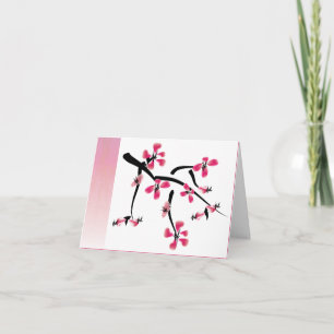 Japanese Floral Card