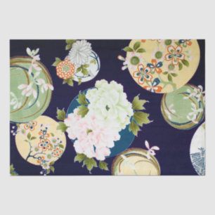 Japanese Floral Design Tissue Paper