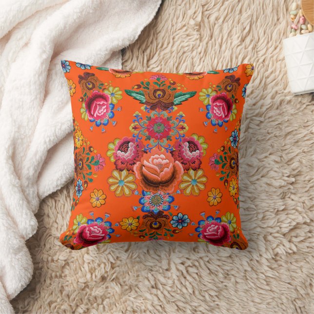 Japanese Floral Pattern  Cushion (Blanket)