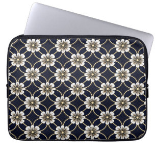 Japanese Floral Pattern Laptop Sleeve