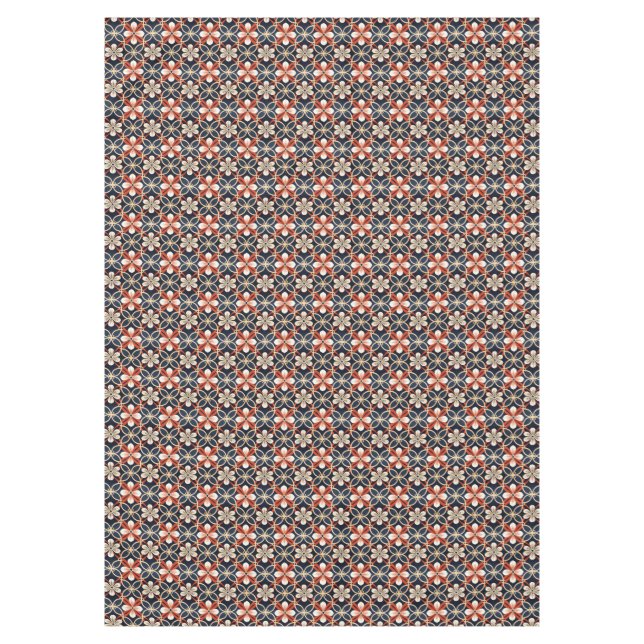 Japanese Floral Pattern Tablecloth (Front)