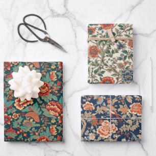 Japanese Floral Series Wrapping Paper Sheet