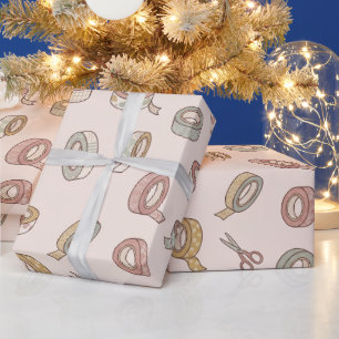 Japanese Floral Washi Tape Wrapping Paper